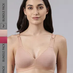 Dollar Missy Pack of 2 Wire-Free Basic Support Bra-picture-46