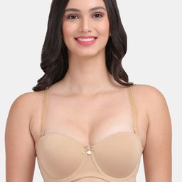 Amour Secret Women Nude-Colored Underwired Lightly Padded Bra-image-15