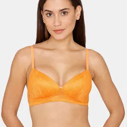 Rosaline by Zivame Orange Bra - Lightly Padded-image-73