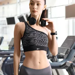 Reebok Printed Non-Padded Mod Safari Cotton Sports Bra-picture-52
