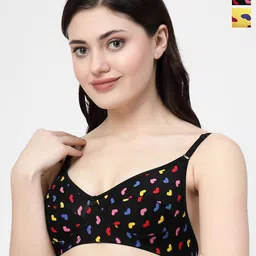 Docare Pack Of 2 Medium Coverage Non Padded Cotton Minimizer Bra With All Day Comfort-18