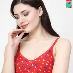 Docare Pack Of 2 Geometric Printed Medium Coverage Cotton Bra image 1