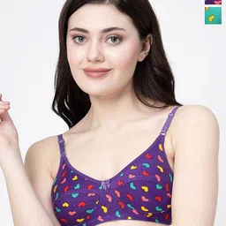 Docare Pack Of 2 Medium Coverage Non Padded Cotton Minimizer Bra With All Day Comfort-11