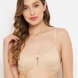 Camey Cream-Coloured Non Wired Non Padded Full Coverage Bra-image-69