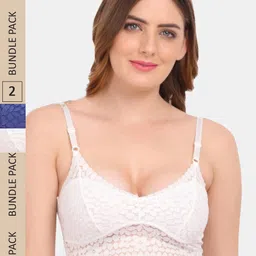 Amour Secret Pack of 2  Floral Bralette Bra-image-47