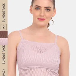 Amour Secret Pack of 2 Lightly Padded Bralette Lace Bra-image-6