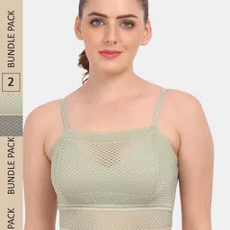 Amour Secret Pack of 2 Floral Bralette Lightly Padded Bra PD837-image-20