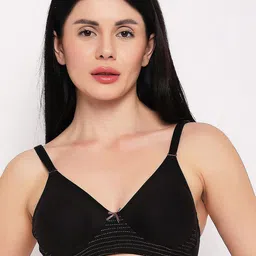 TOFTY Embroidered T-shirt Bra Full Coverage Non Padded Spacer Cups All Day Comfort-image-2