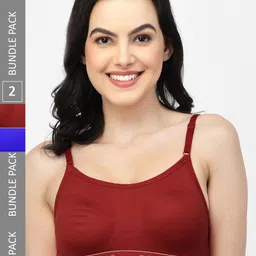 Docare Non Wired All Day Comfort Seamless Full Coverage Cotton Workout Bra-image-62