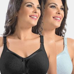 Sonari Assorted Non Padded Seamless Everyday Bra Set Of 2-image-3