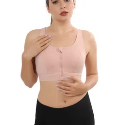 Bella Voste Full Coverage Lightly Padded Dry Fit Workout Bra with 360 Degree Support-picture-23