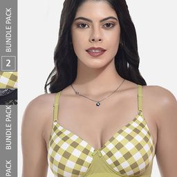 StyFun Pack Of 2 Full Coverage Lightly Padded All Day Comfort Bra-21