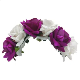 LYF5STAR Women Floral Fabric and Metal Tiara-image-82