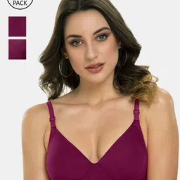 Tweens Women Solid Magenta Pack of 3 Heavily Padded Bra-TW-91570-3PC-MG-picture-56
