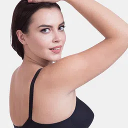Souminie Plus Size Non Padded Full Coverage Pure Cotton Minimizer Bra With All Day Comfort image 2