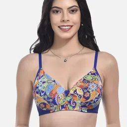 StyFun Pack Of 2 Abstract Printed Full Coverage Lightly Padded All Day Comfort Bra image 2