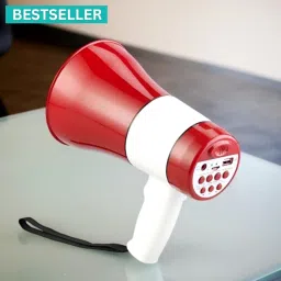 Handheld (Megaphone with Recorder) (Bhopu Talk Record Play) & Siren MusicGF609 Handheld (Megaphone) (Bhopu) Horn with USB & SD Card Port for AnnouncingHG611 Outdoor, Indoor PA System-18