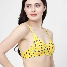 Docare Conversational Printed Full Coverage Non Padded Minimizer Bra- All Day Comfort image 2