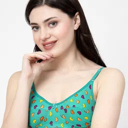 Docare Pack Of 2 Geometric Printed Medium Coverage Cotton Bra image 2