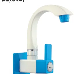 SINK COCK 100 % PTMT || ISI Certified Regal Series || PTMT Plastic Kitchen Sink Tap Pillar Tap Faucet-image-61