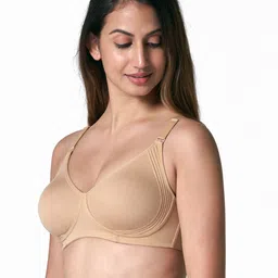 BLOSSOM Non Padded Side Shaper Minimizer Bra - Full Coverage image 3