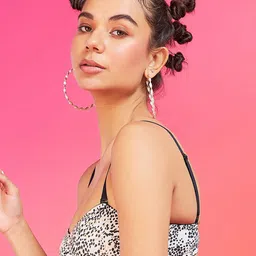 ENAMOR XO Cheetah Printed Non-Wired Non Padded Full Coverage Multiway Bra- All Day Comfort image 3
