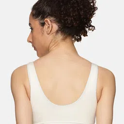 &CIRCUS Medium Coverage Non Padded Wireless Micro Modal Maternity Bra image 3