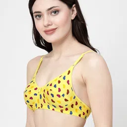 Docare Conversational Printed Full Coverage Non Padded Minimizer Bra- All Day Comfort image 3