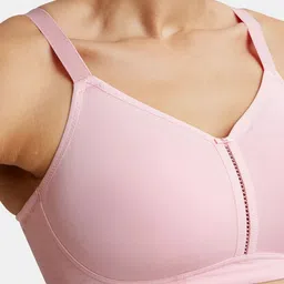 Jockey Wirefree Non Padded Cotton Full Coverage Plus Size Bra with Broad Wings-ES27 image 3