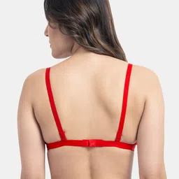 Tweens Pack of 2 Red Non Wired Full Coverage T-shirt Bra image 4