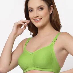 Floret Pack Of 2 Non Wired Non Padded High Support Minimizer Bra image 5