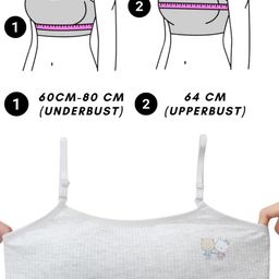 YOUSTYLO Pack of 4 Full Coverage Double Layered Beginners Bra With All Day Comfort image 5