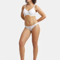 Jockey Wired Padded Elastane Full Coverage Plus Size Bra with Broad Wings-1855 image 5