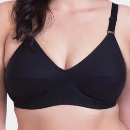 Souminie Plus Size Non Padded Full Coverage Pure Cotton Minimizer Bra With All Day Comfort image 5