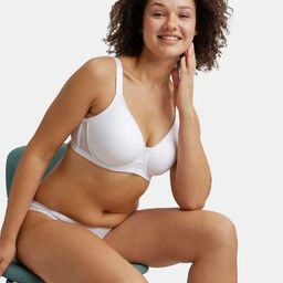 Jockey Wired Padded Elastane Full Coverage Plus Size Bra with Broad Wings-1855 image 3