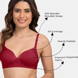 Tweens All Day Comfort Medium Coverage Heavily Padded Bra image 3