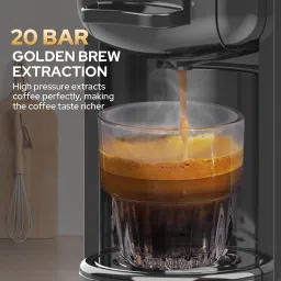costar Capsules & Coffee Powder 2-in-1 Espresso Machine, 20 Bar Capsules Maker 8 Cups Coffee Maker image 3