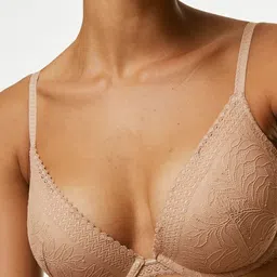 Marks & Spencer Floral Self Design Full Coverage Everyday Bra with All Day Comfort image 2