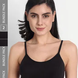 Aimly Pack Of 2 Non-Padded Non-Wired Seamless Cotton Workout Bra With All Day Comfort-picture-23