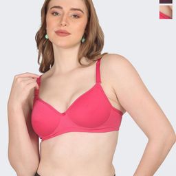 POOJA RAGENEE Pack Of 2 Full Coverage Lightly Padded Everyday Bra With All Day Comfort-13