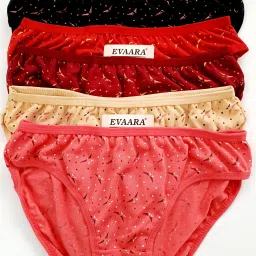 Pack of 6 Women Hipster Multicolor Panty-image-3