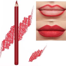 NEW MATTE FINISH PENCIL LIP & EYE LINER (RED)-46