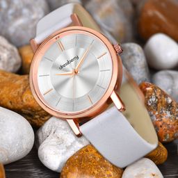 DressBerry Patterned Dial & Leather Bracelet Style Straps Analogue Watch-13