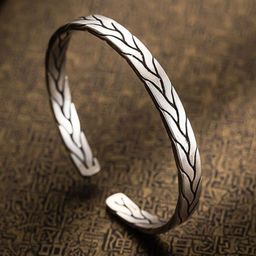 SALTY Men Stainless Steel Cuff Bracelet-picture-7