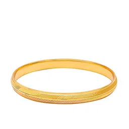 bodha Men Gold-Toned Brass Gold-Plated Kada Bracelet-picture-11