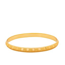 bodha Men Gold-Toned Brass Gold-Plated Kada Bracelet-image-66
