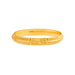 bodha Men Gold-Toned & Gold-Plated Kada Bracelet-image-97