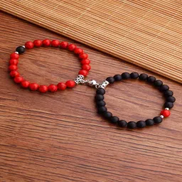 Fashion Frill Magnetic Beads Couple Bracelet-picture-27