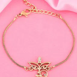 Estele Women Crystals Gold-Plated Wraparound Bracelet-picture-26