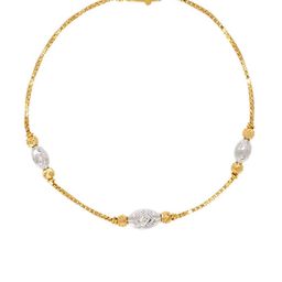 BHIMA 22K Gold Oval Ball-Charm Bracelet-image-28
